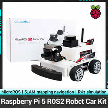 Load image into Gallery viewer, Raspberry Pi 5 ROS2 Robot Car Kit
