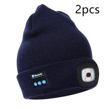 Load image into Gallery viewer, LED Hat with Headphone
