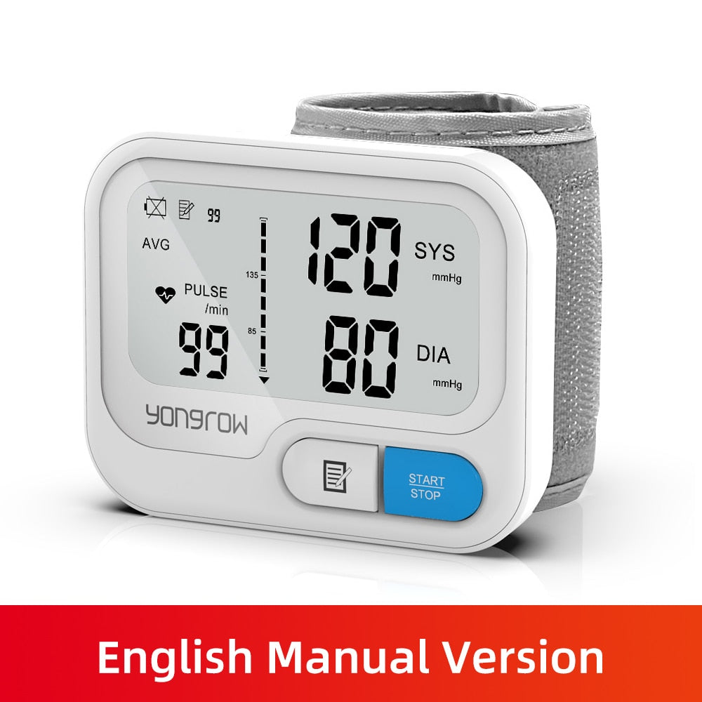 Generic Digital Rechargeable Wrist Blood Pressure Mini Monitor